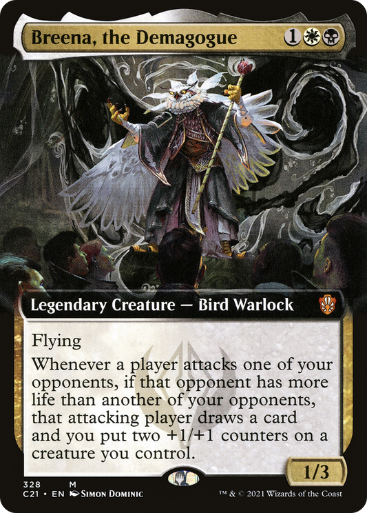 Breena, the Demagogue (C21-328) (Extended Art)