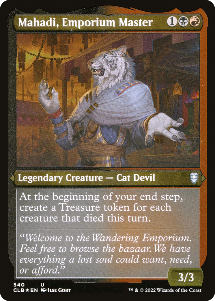 Mahadi, Emporium Master (CLB-540) (Etched Foil)