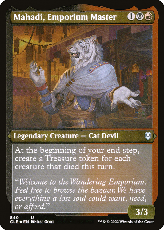 Mahadi, Emporium Master (CLB-540) (Etched Foil)