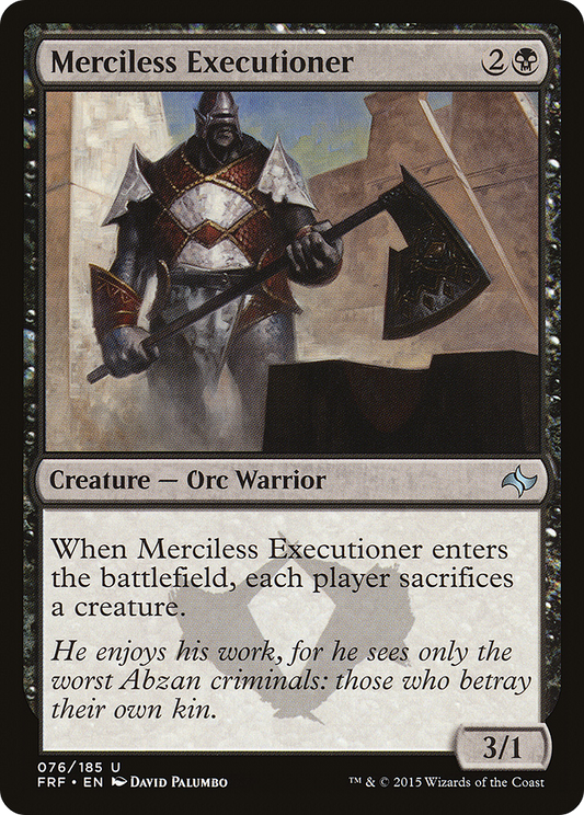 Merciless Executioner (FRF-076) (Foil)