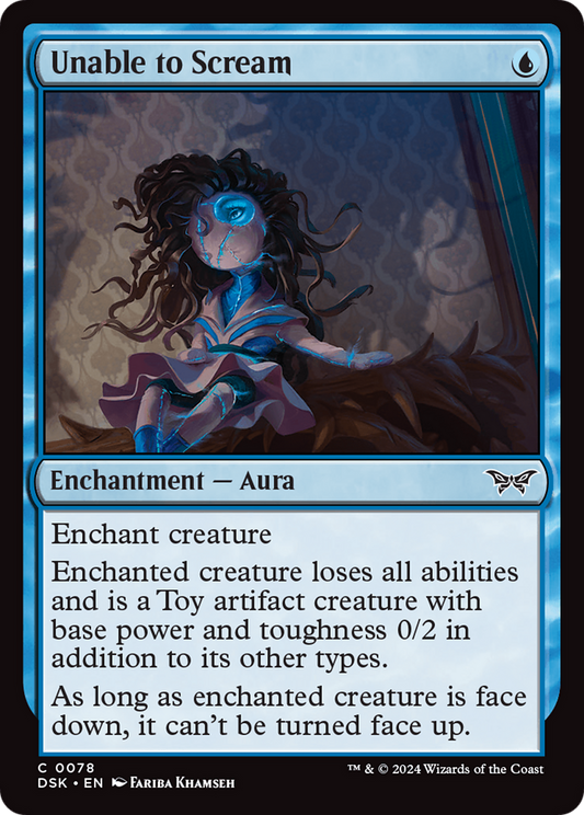 Unable to Scream (DSK-078) (Foil)