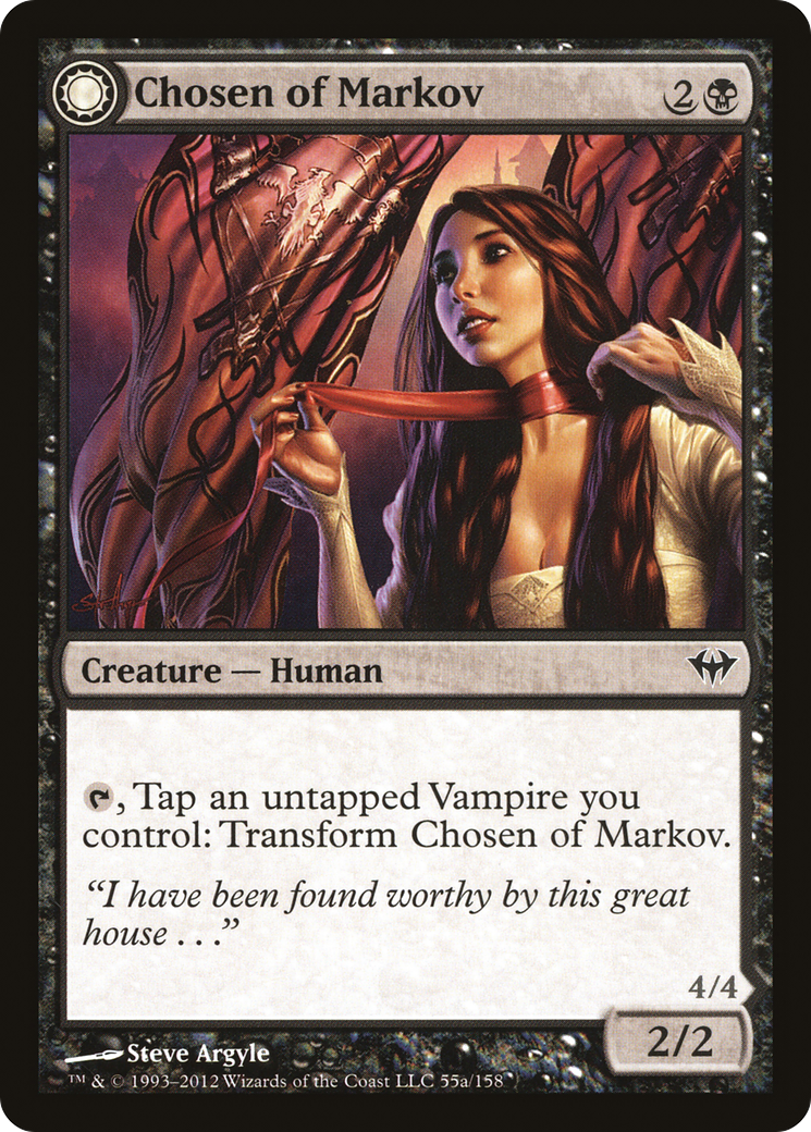 Chosen of Markov // Markov's Servant (DKA-055) (Foil)