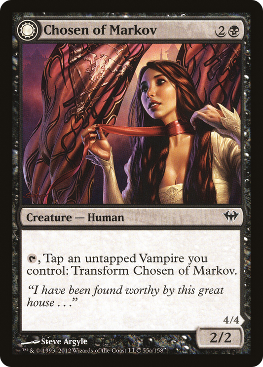 Chosen of Markov // Markov's Servant (DKA-055) (Foil)