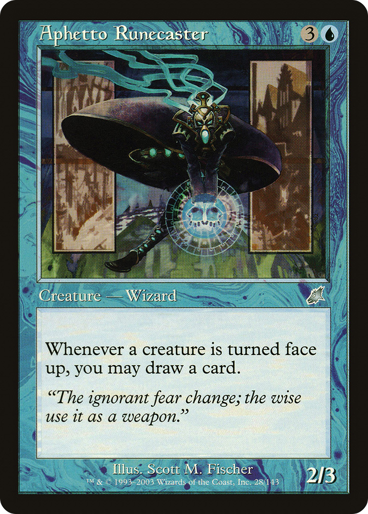 Aphetto Runecaster (SCG-028) (Foil)