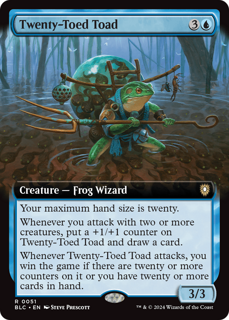 Twenty-Toed Toad (BLC-051) (Extended Art)