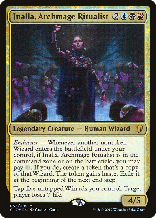 Inalla, Archmage Ritualist (C17-038) (Foil)