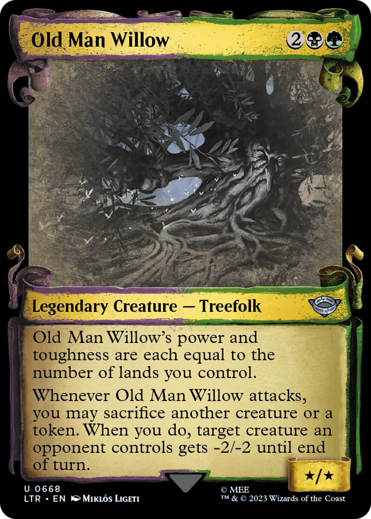 Old Man Willow (LTR-668) (Showcase) (Scroll) (Foil)