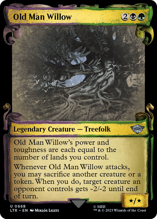 Old Man Willow (LTR-668) (Showcase) (Scroll) (Foil)