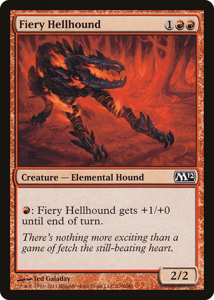 Fiery Hellhound (M12-130) (Foil)