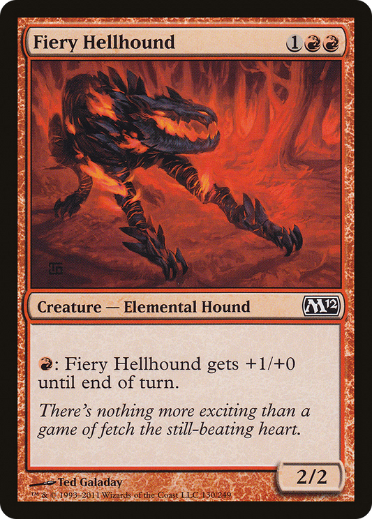 Fiery Hellhound (M12-130) (Foil)