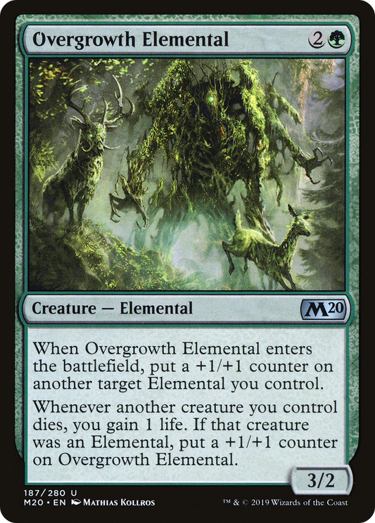 Overgrowth Elemental (M20-187) (Foil)