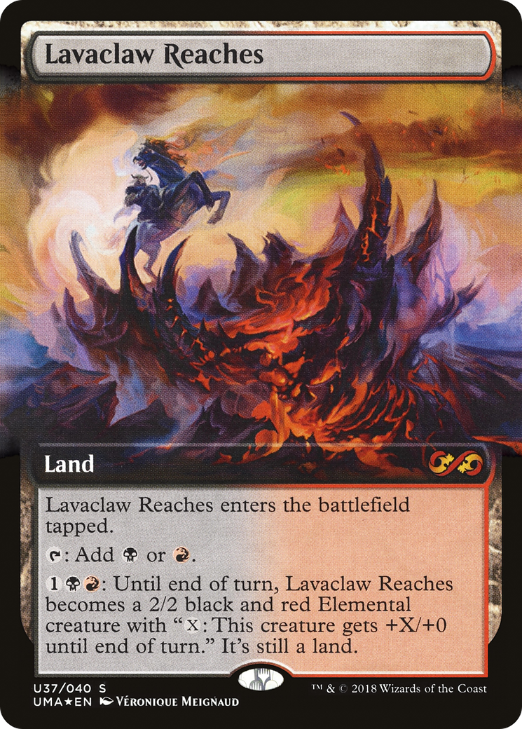 Lavaclaw Reaches (UMA:BT-U37) (Extended Art) (Foil)
