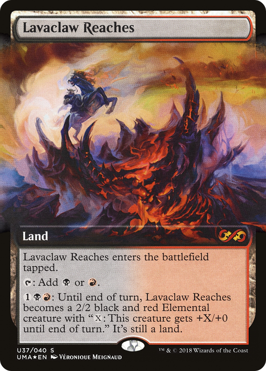 Lavaclaw Reaches (UMA:BT-U37) (Extended Art) (Foil)
