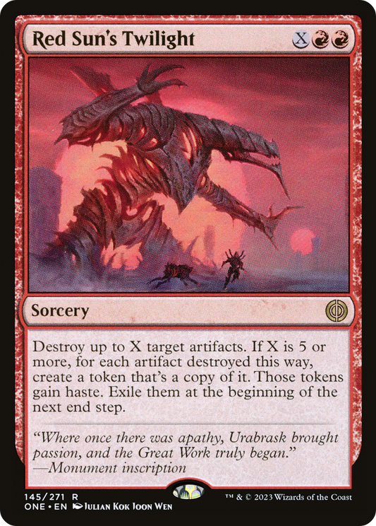 Red Sun's Twilight (ONE-145) (Foil)