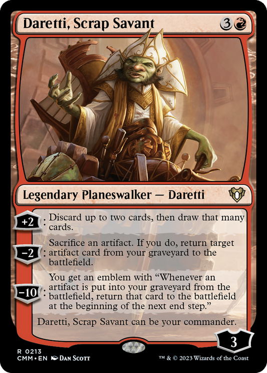 Daretti, Scrap Savant (CMM-213)