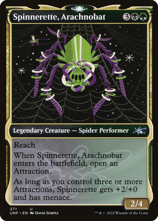 Spinnerette, Arachnobat (UNF-271) (Showcase) (Foil)
