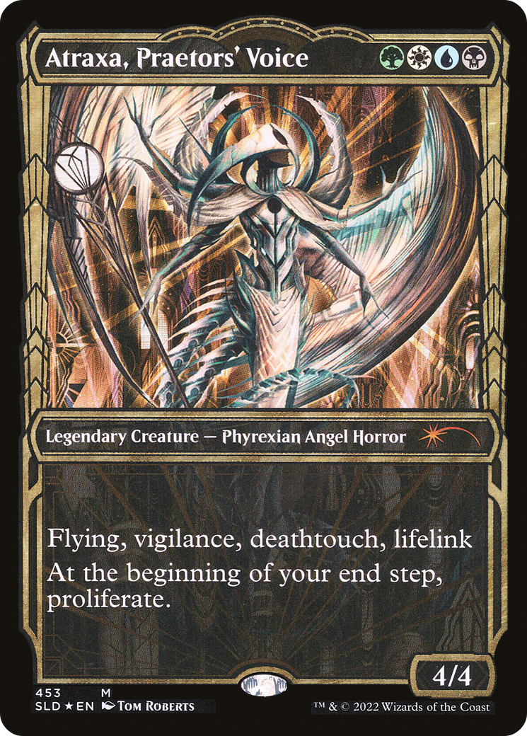 Atraxa, Praetors' Voice (SLD-453) (Showcase) (Gilded Foil)