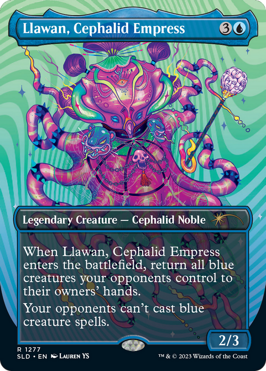 Llawan, Cephalid Empress (SLD-1277) (Borderless) (Foil)