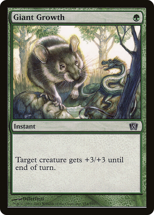 Giant Growth (8ED-254★) (Foil)