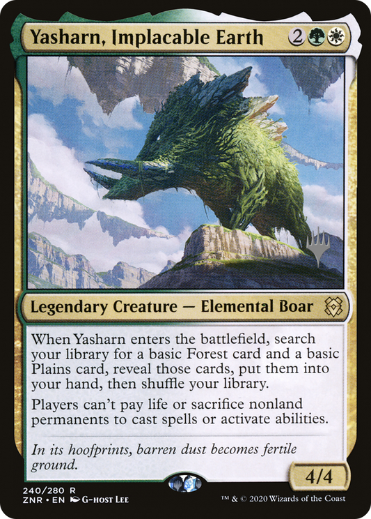 Yasharn, Implacable Earth (PPZNR-240P) (Foil)