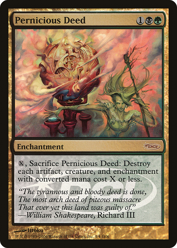 Pernicious Deed (JDG-004) (Foil)