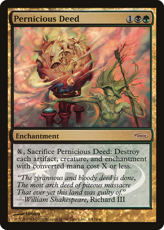 Pernicious Deed (JDG-004) (Foil)