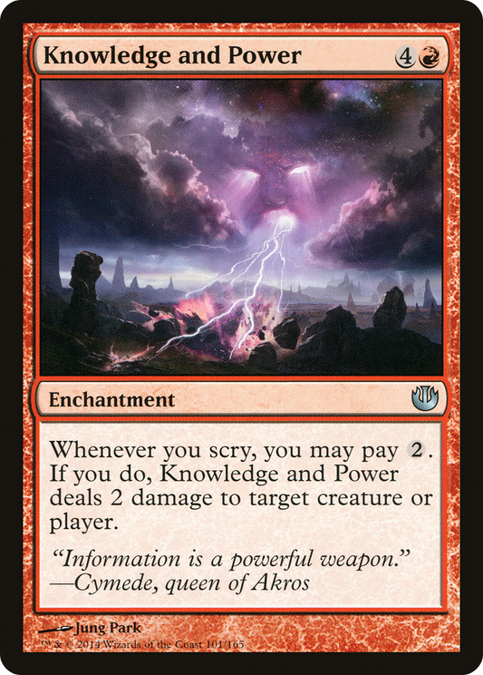 Knowledge and Power (JOU-101) (Foil)