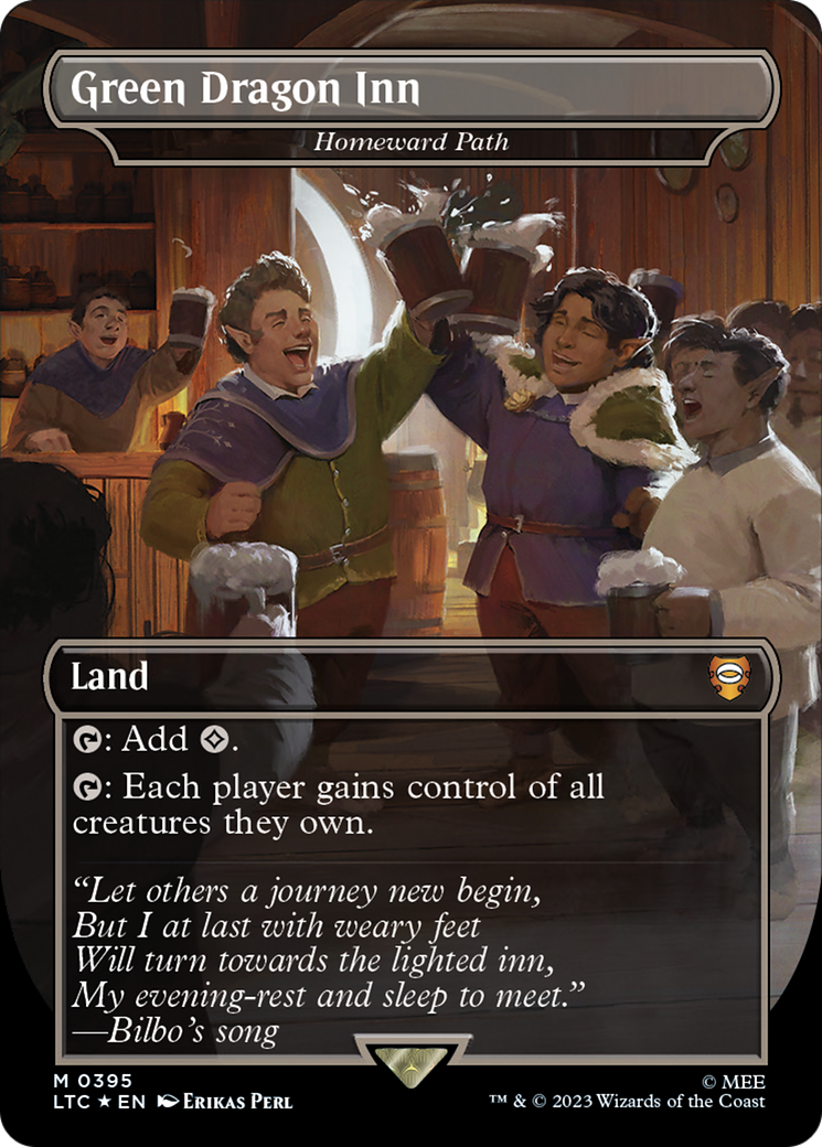 Green Dragon Inn / Homeward Path (LTC-395) (Borderless) (Surge Foil)
