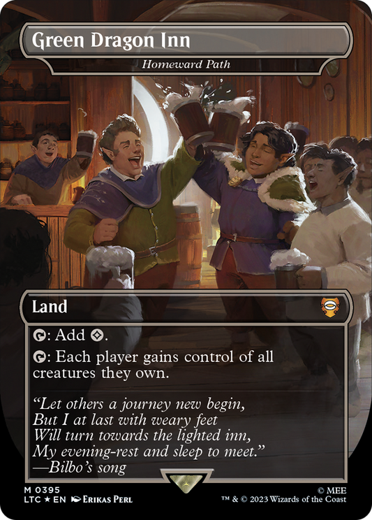 Green Dragon Inn / Homeward Path (LTC-395) (Borderless) (Surge Foil)