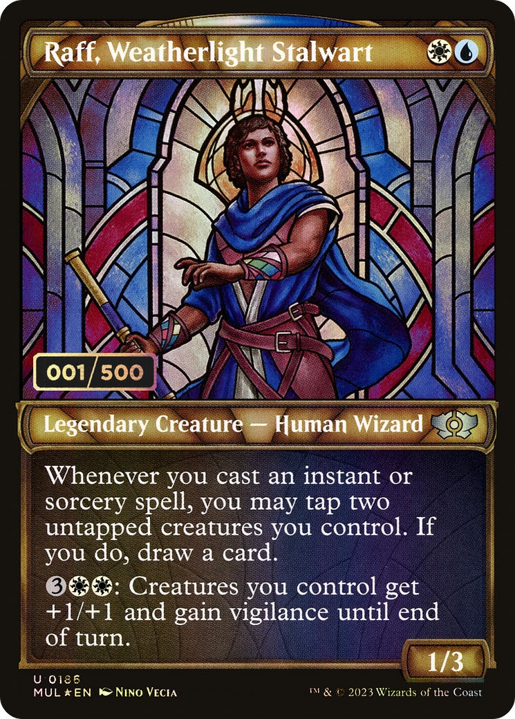 Raff, Weatherlight Stalwart (MUL-186Z) (Showcase) (Foil) (Serialized)