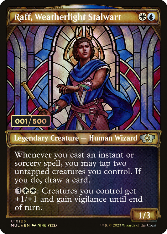Raff, Weatherlight Stalwart (MUL-186Z) (Showcase) (Foil) (Serialized)