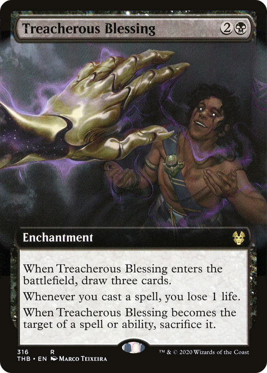 Treacherous Blessing (THB-316) (Extended Art) (Foil)