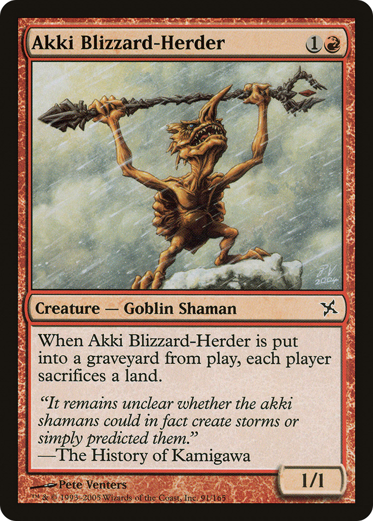 Akki Blizzard-Herder (BOK-091) (Foil)