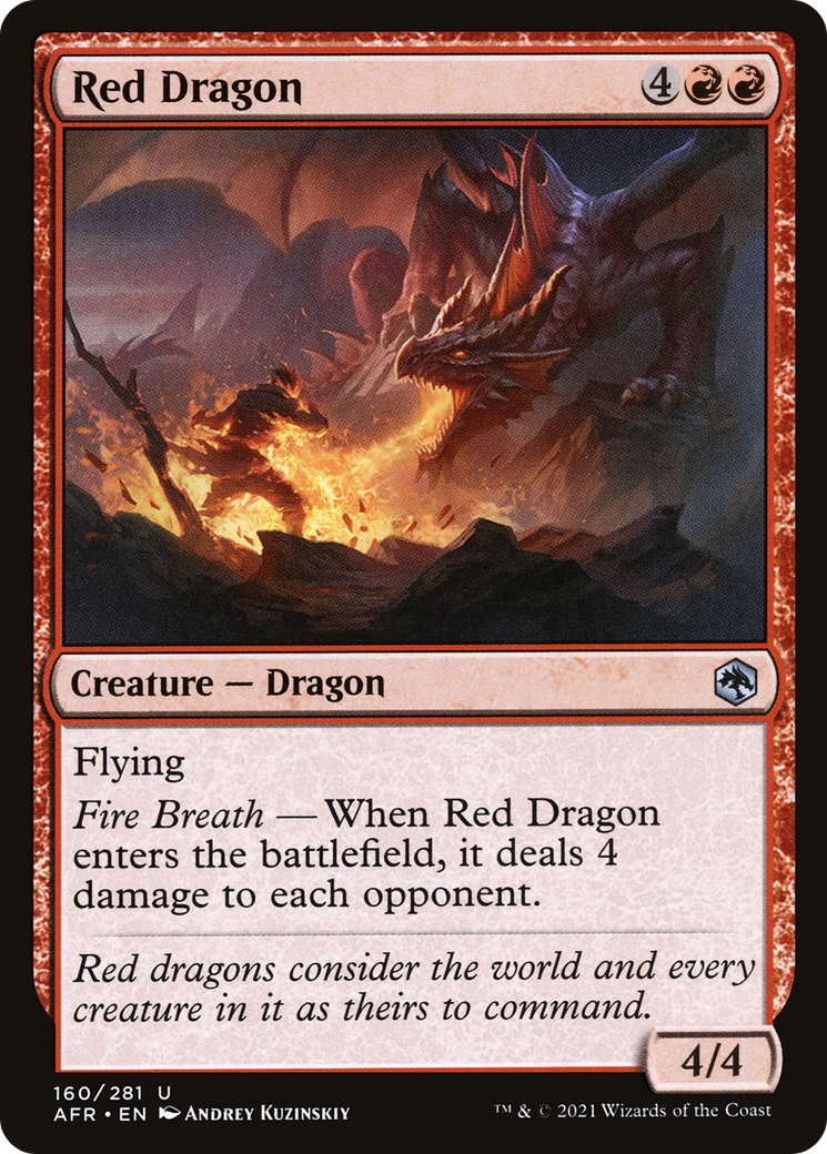 Red Dragon (AFR-160) (Foil)