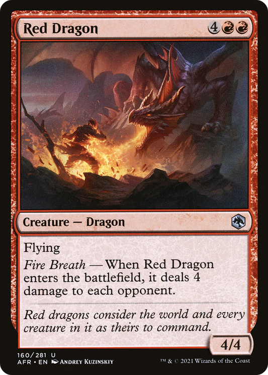 Red Dragon (AFR-160) (Foil)