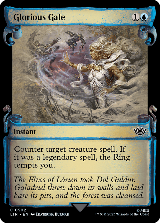 Glorious Gale (LTR-502) (Showcase) (Scroll) (Foil)