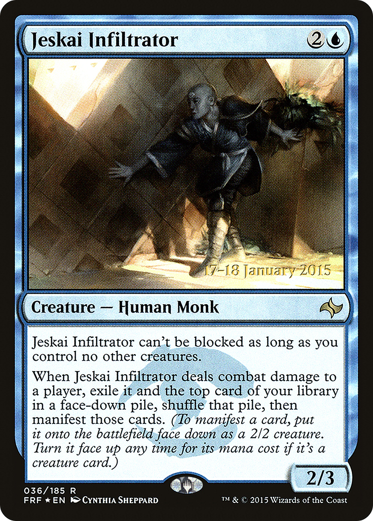 Jeskai Infiltrator (PRE-36S) (Foil)