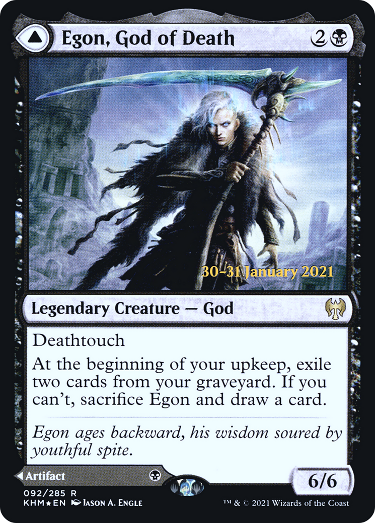 Egon, God of Death // Throne of Death (PRE-92S) (Foil)