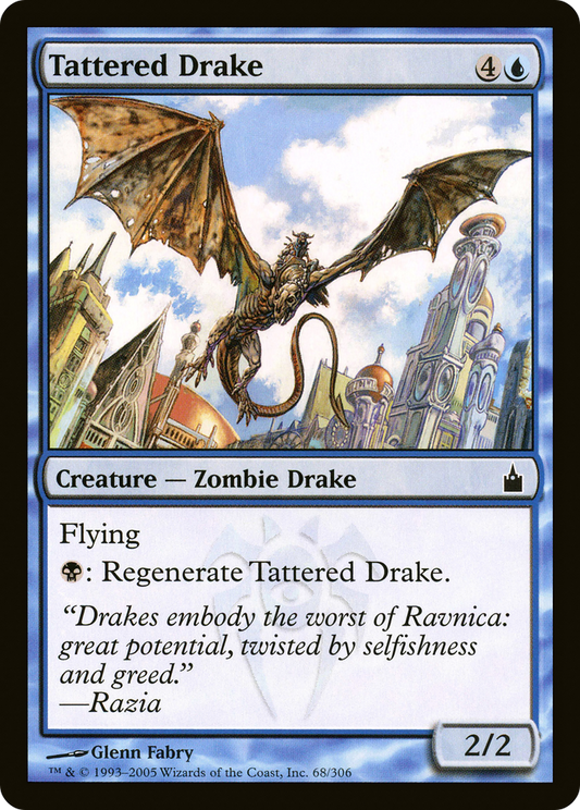 Tattered Drake (RAV-068) (Foil)