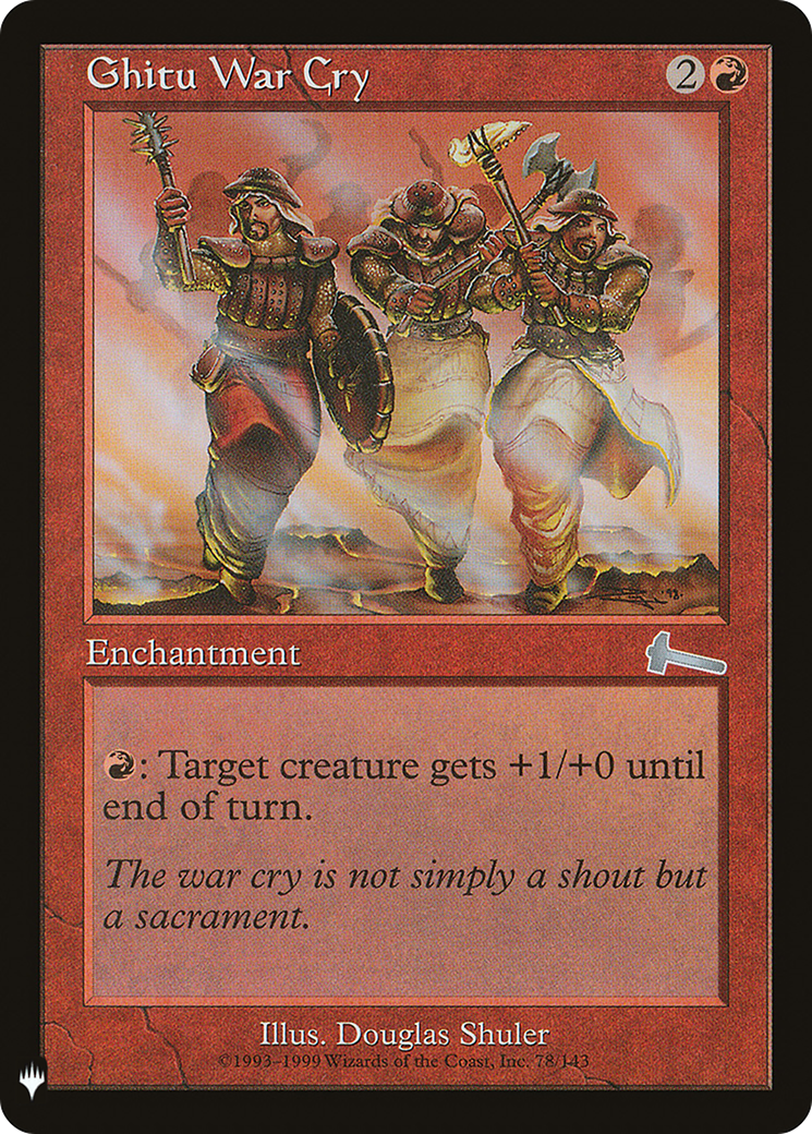 Ghitu War Cry (LIST-ULG-78)
