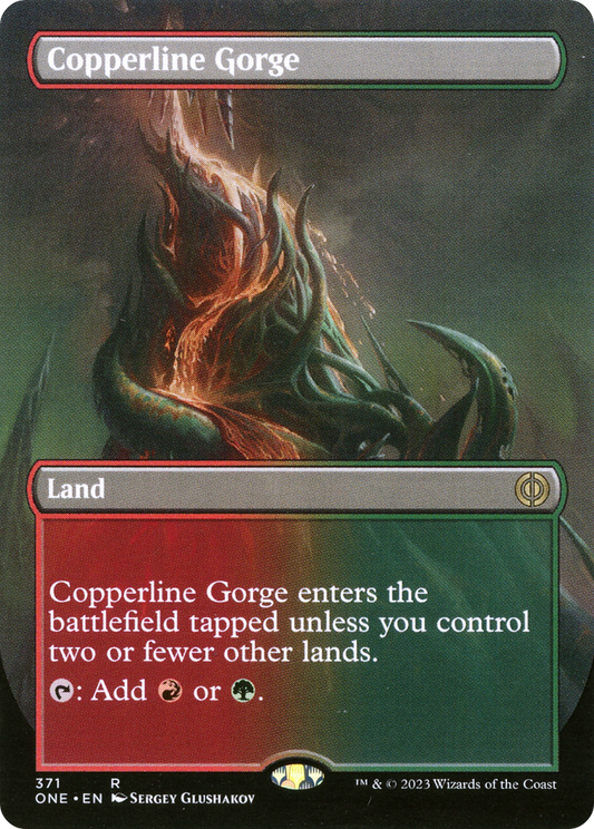 Copperline Gorge (ONE-371) (Borderless) (Foil)