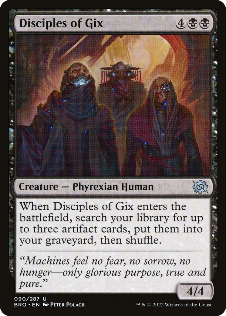 Disciples of Gix (BRO-090) (Foil)