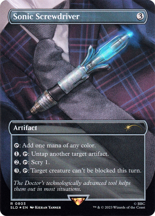 Sonic Screwdriver (SLD-803) (Borderless) (Foil)