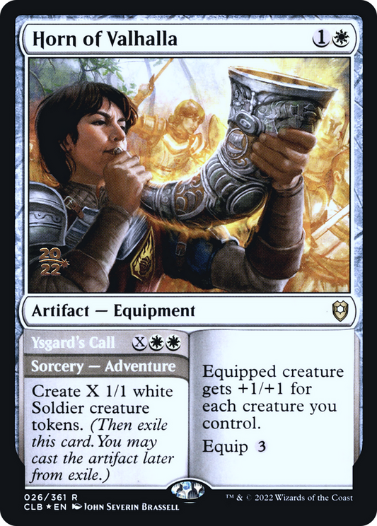 Horn of Valhalla // Ysgard's Call (PRE-26S) (Foil)