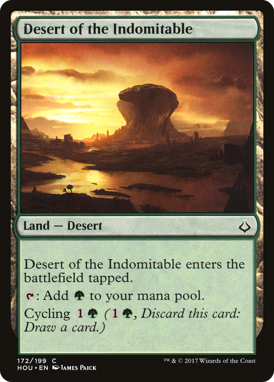 Desert of the Indomitable (HOU-172) (Foil)