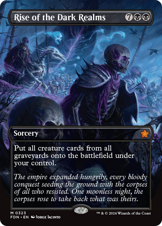 Rise of the Dark Realms (FDN-323) (Borderless) (Foil)