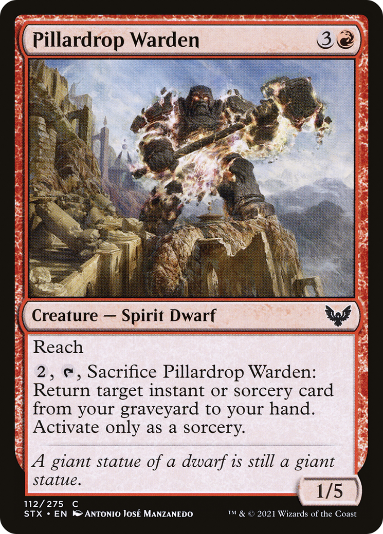 Pillardrop Warden (STX-112) (Foil)