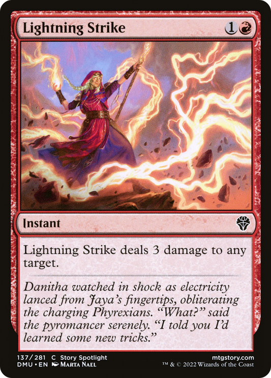 Lightning Strike (DMU-137) (Foil)