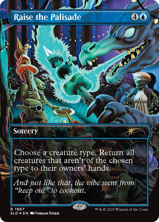 Raise the Palisade (SLD-1897) (Borderless) (Foil)