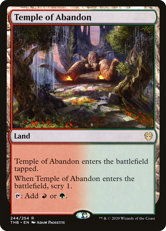 Temple of Abandon (THB-244) (Foil)